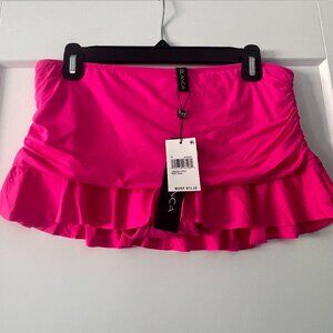 La Blanca Island Goddess Ruffle Skirted Bottom - Orchid SIZE  10